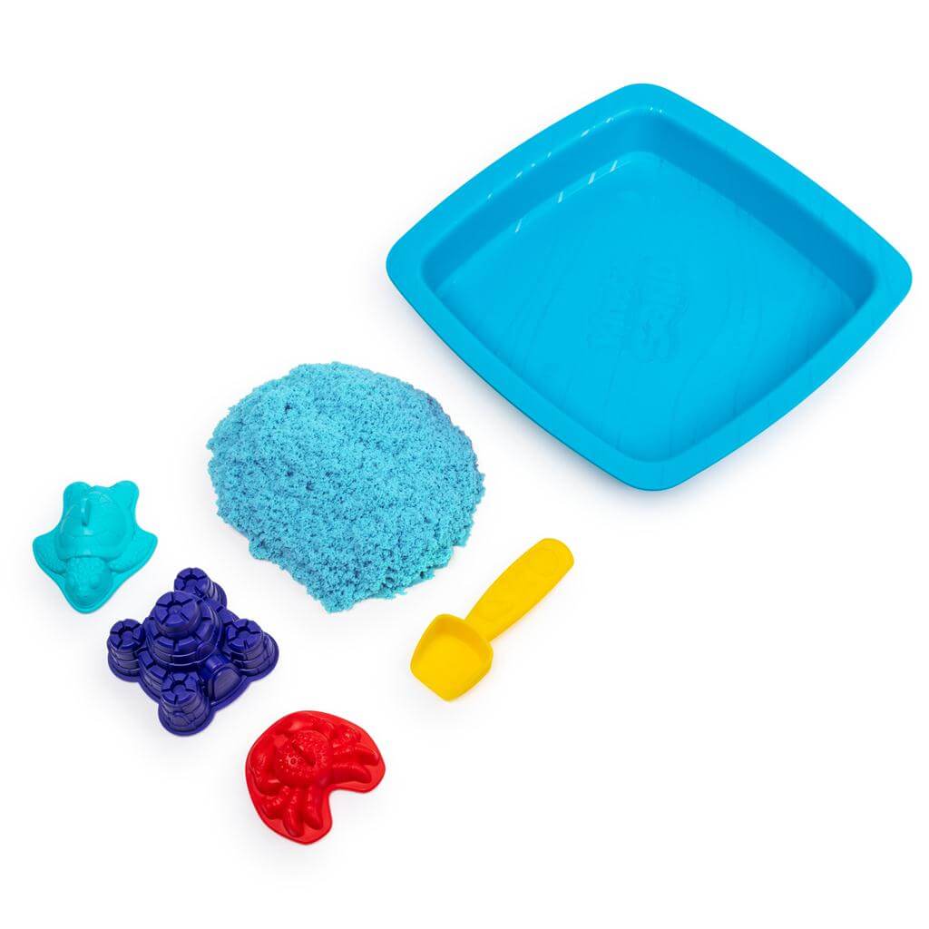 Kinetic Sand 1 Lb Blue Sandbox Playset