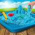 Kinetic Sand 1 Lb Blue Sandbox Playset