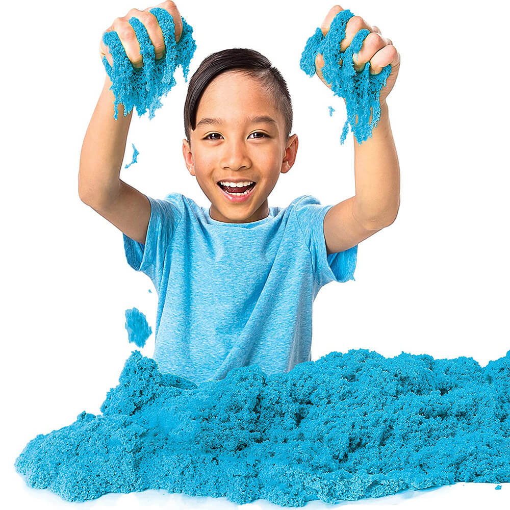 Kinetic Sand 2lb Blue Bag