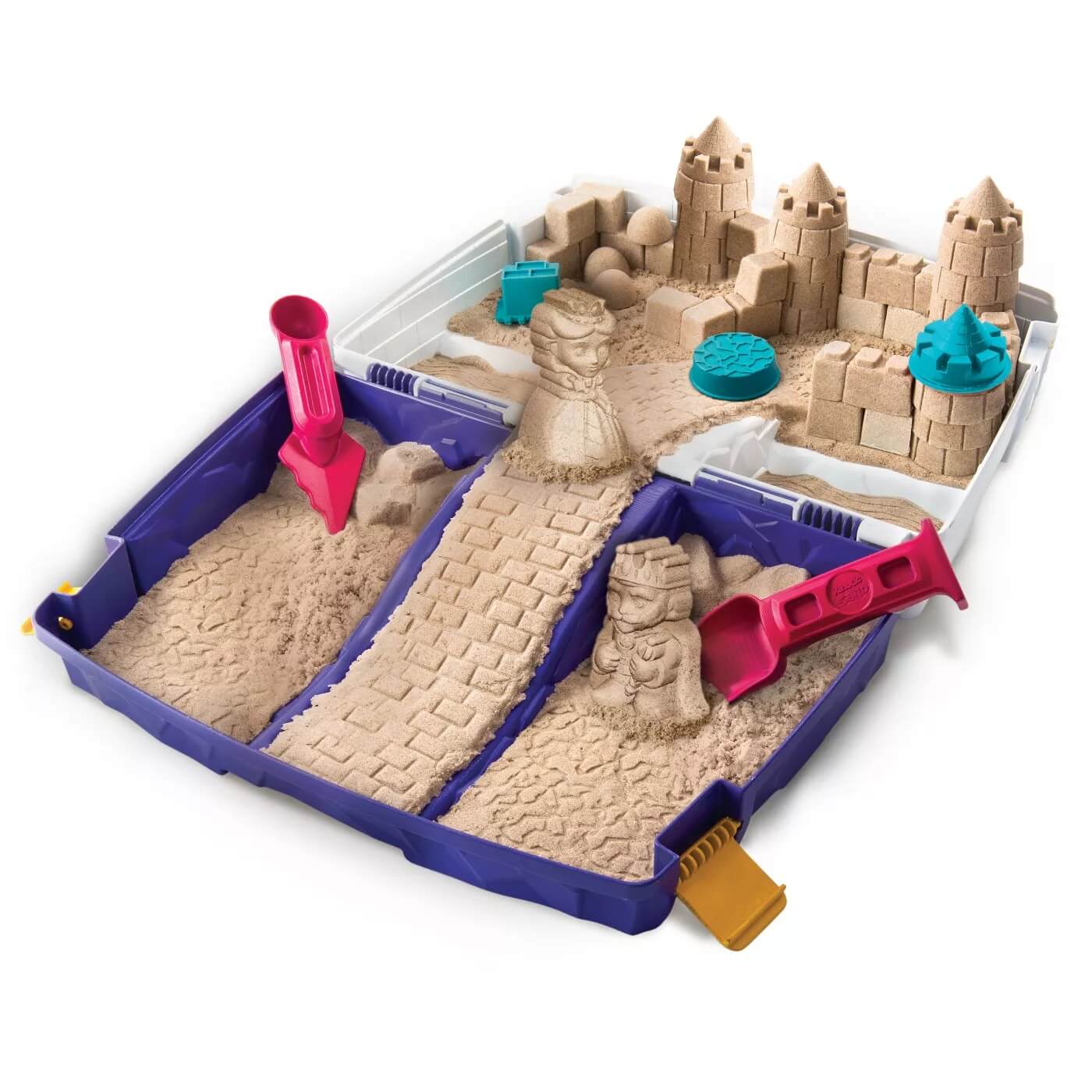 Kinetic Sand Folding Sandbox Playset with 2 lbs of Sand