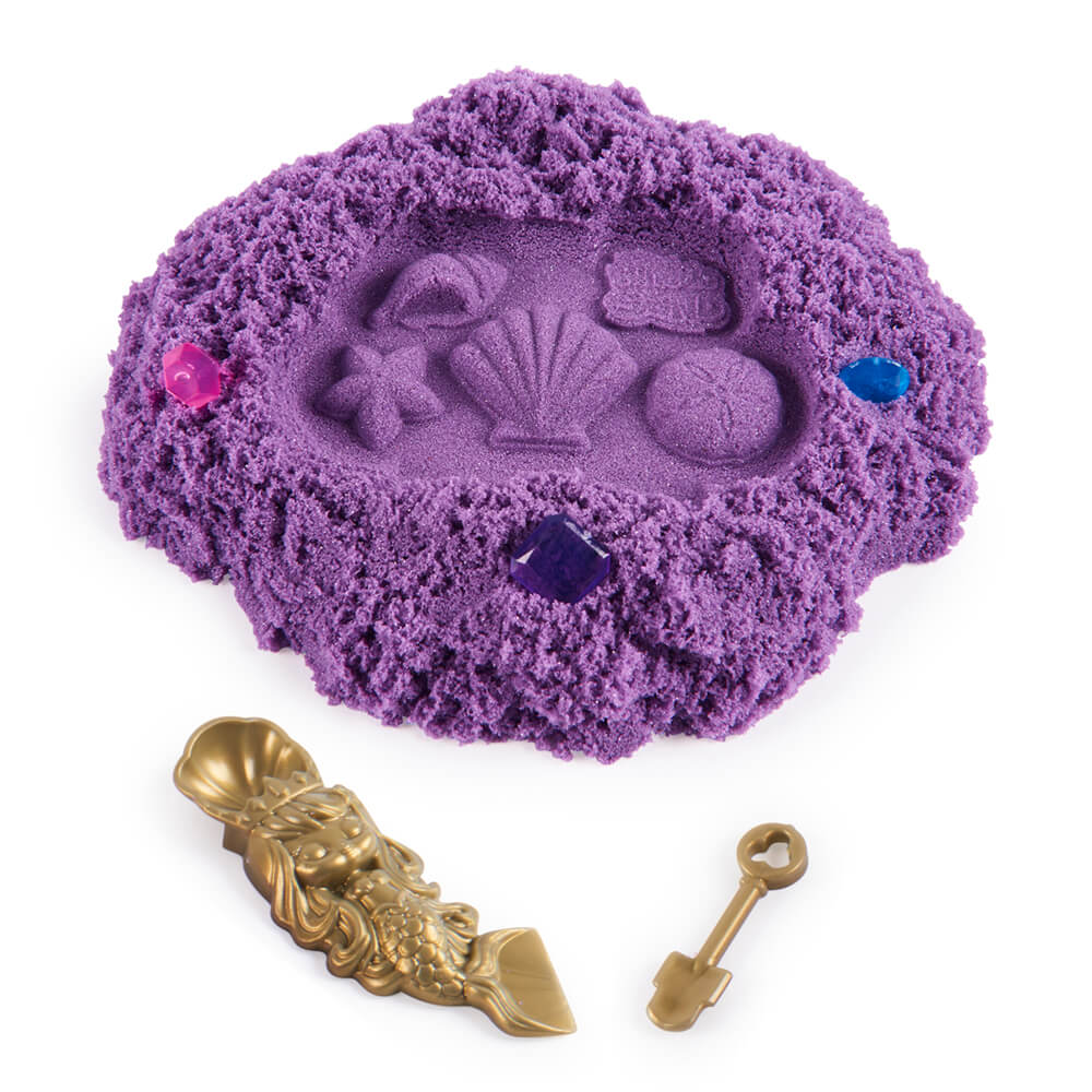 Kinetic Sand Mermaid Treasure Mold and Sand