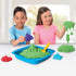 Kinetic Sand Sandbox Set with 1 lb Green Kinetic Sand