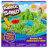 Kinetic Sand Sandbox Set with 1 lb Green Kinetic Sand