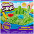 Kinetic Sand Sandbox Set with 1 lb Green