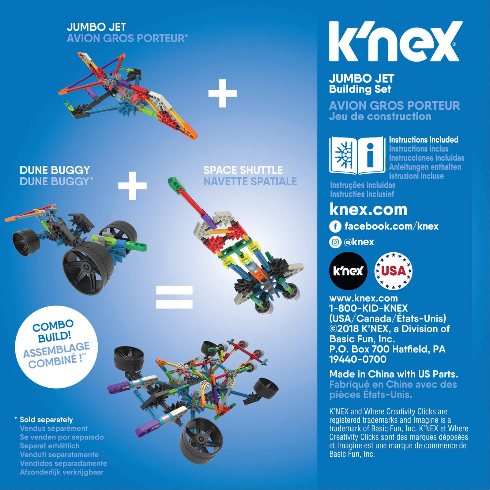 K'NEX Jumbo Jet Building Set