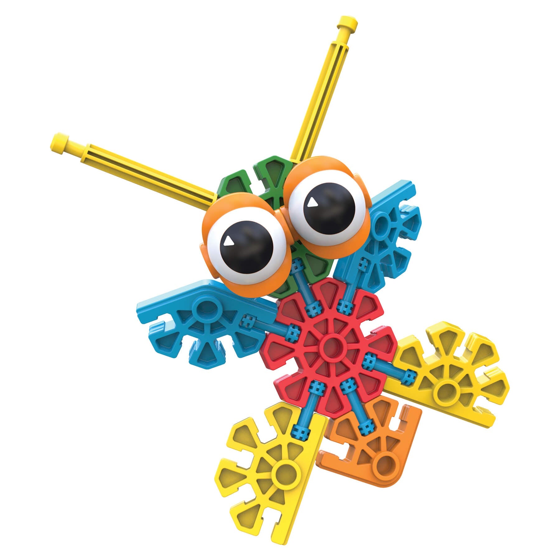 Front view of the k'nex insect.