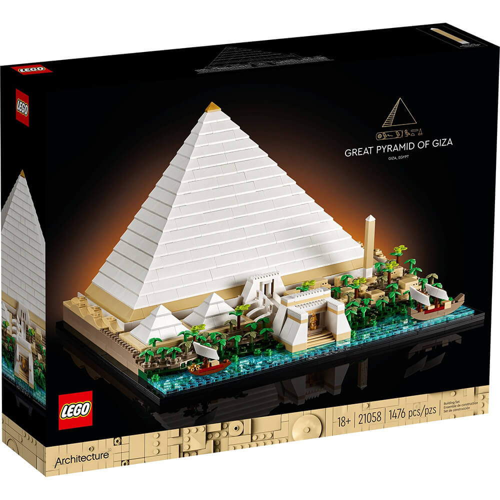 LEGO® Architecture Great Pyramid of Giza 21058 Building Kit (1,476 Pieces)