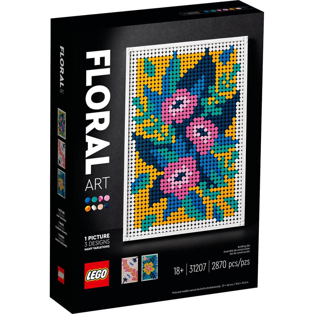 LEGO® Art Floral Art 31207 Building Kit (2,870 Pieces)