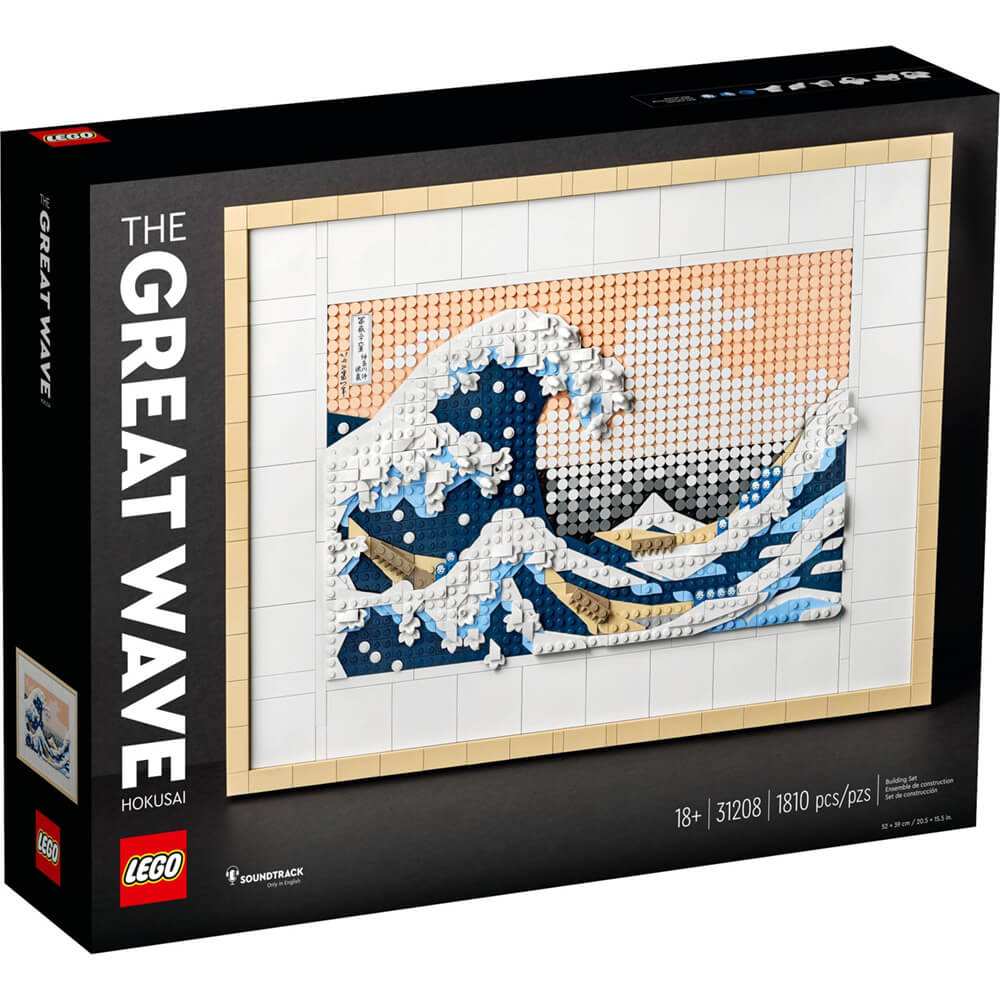 LEGO® ART Hokusai The Great Wave 1810 Piece Building Kit (31208)