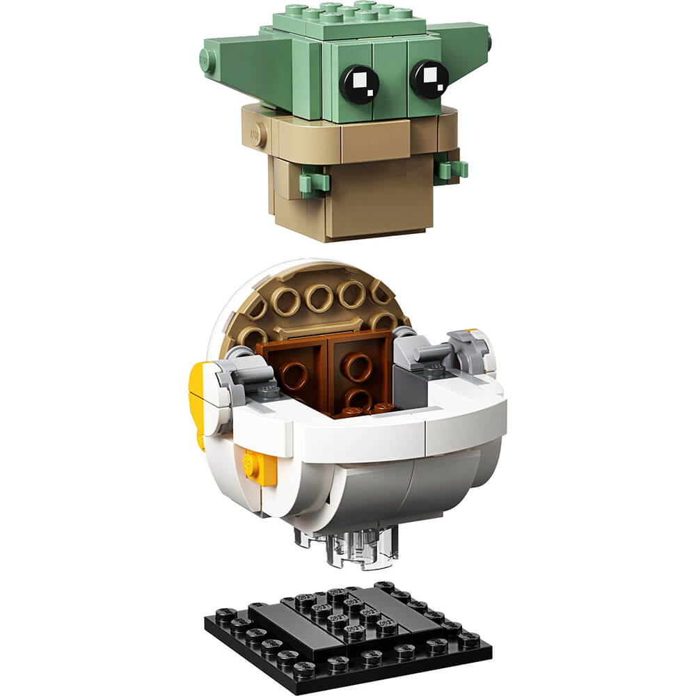 LEGO BrickHeadz Star Wars The Mandalorian & The Child 295 Piece Building Kit (75317)