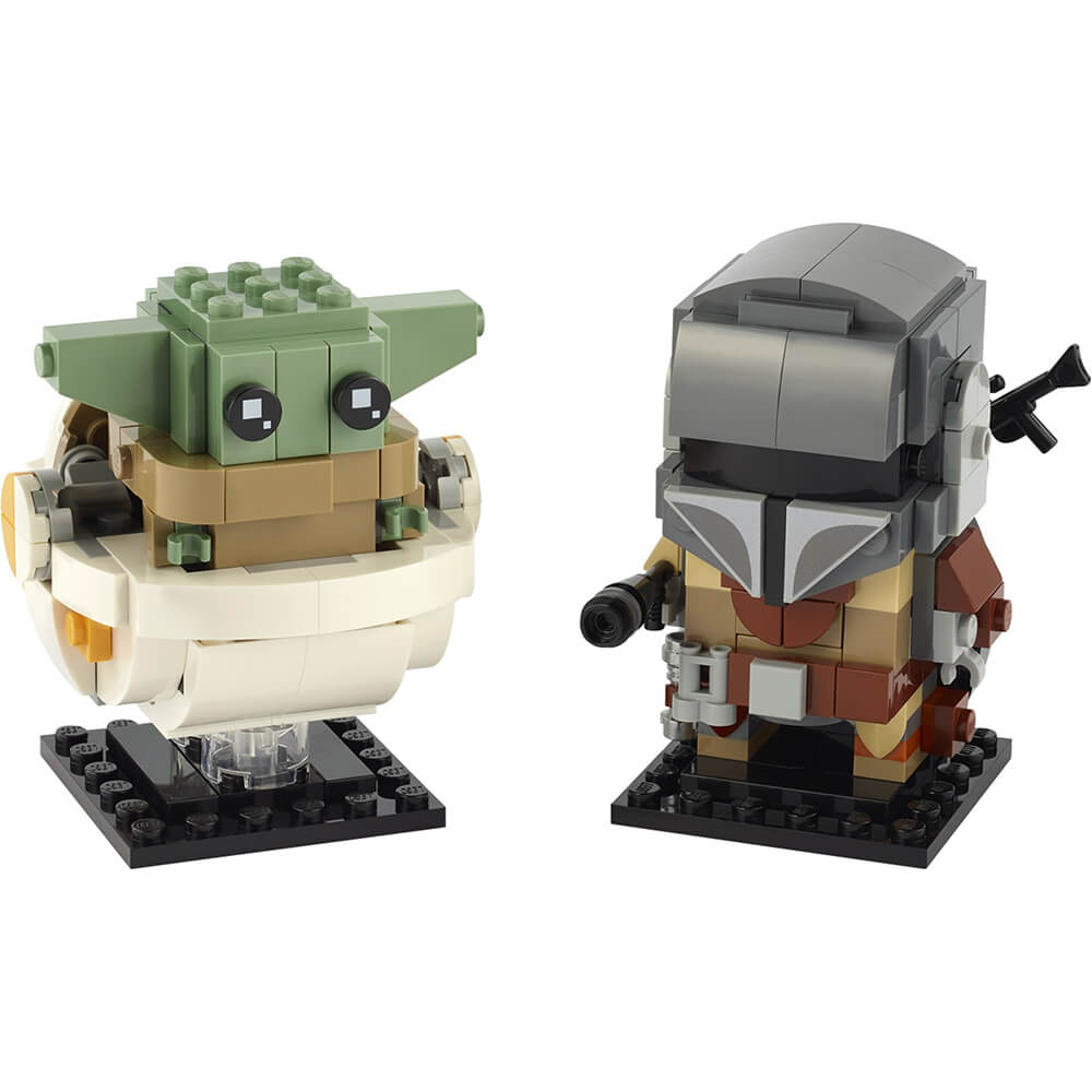 LEGO BrickHeadz Star Wars The Mandalorian & The Child 295 Piece Building Kit (75317)