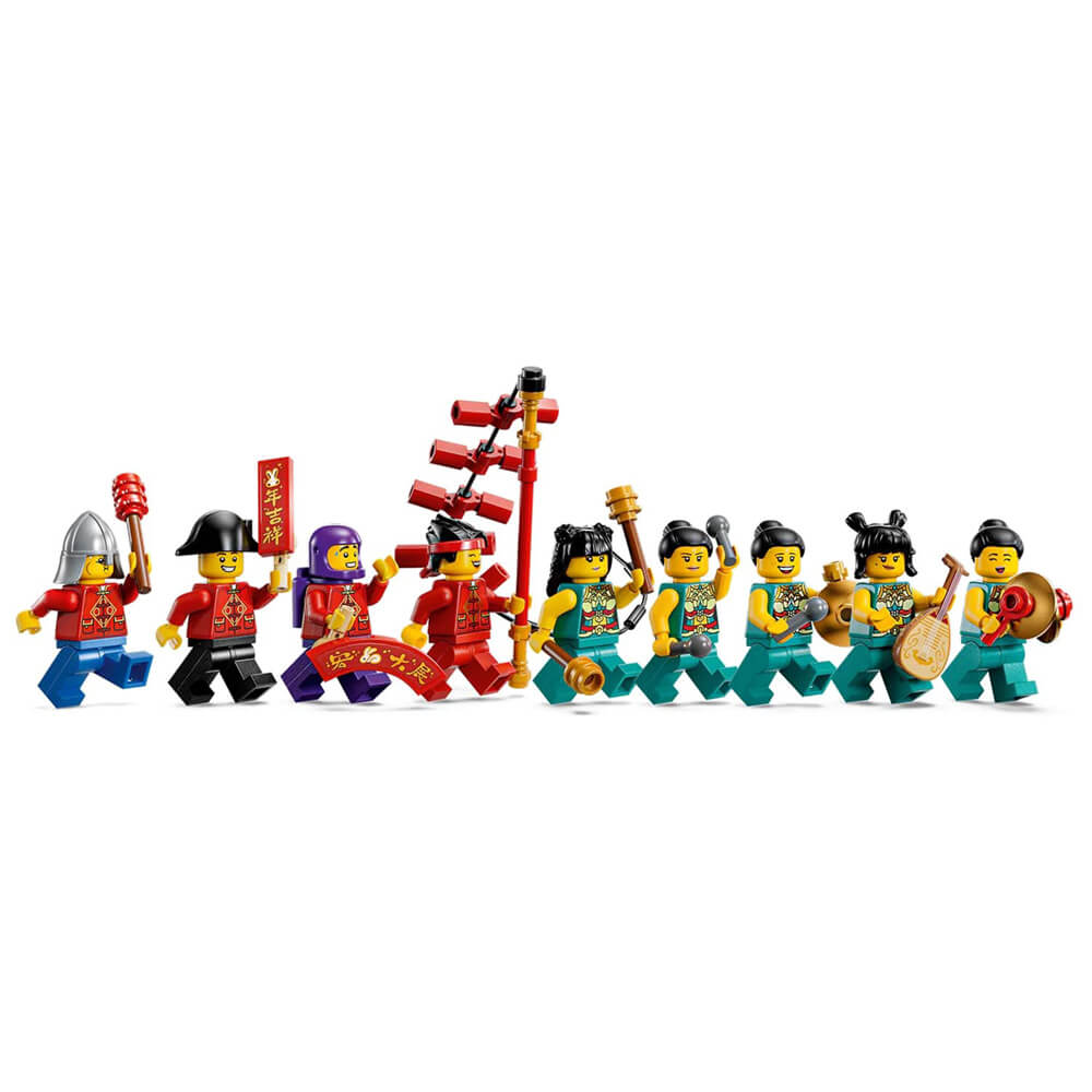 LEGO® Chinese Festivals Lunar New Year Parade 1653 Piece Building Kit (80111)