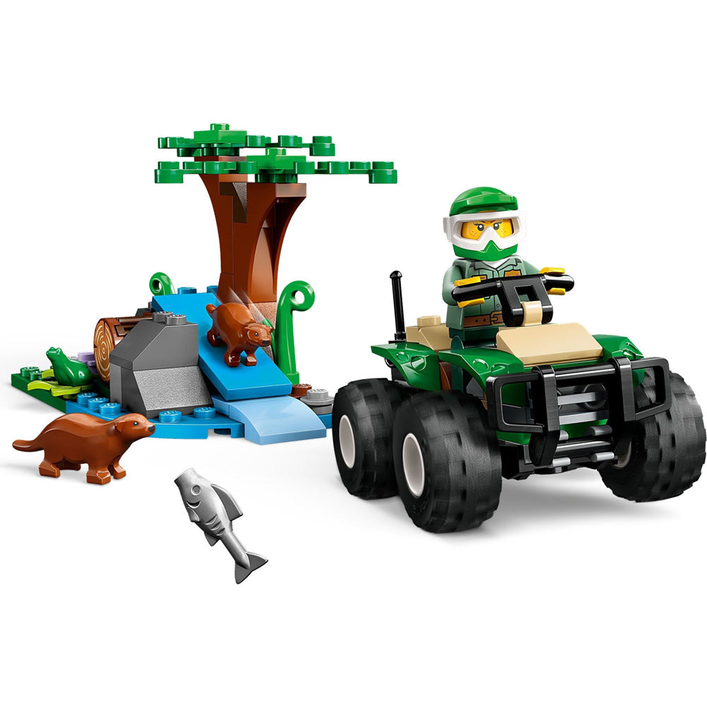 LEGO® City ATV and Otter Habitat 90 Piece Building Kit (60394)