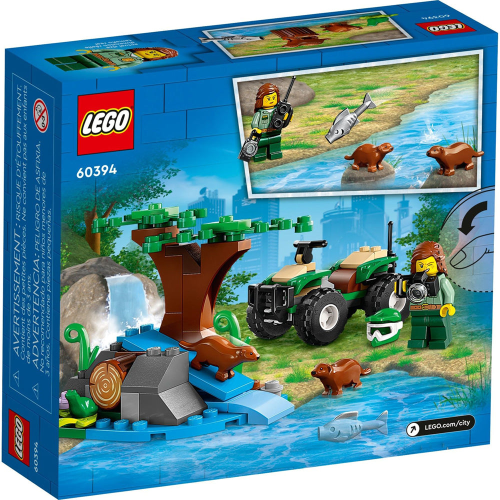 LEGO® City ATV and Otter Habitat 90 Piece Building Kit (60394)