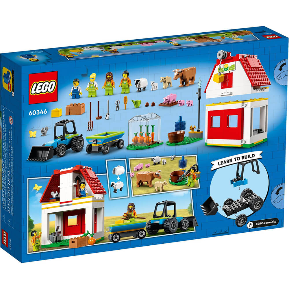 LEGO® City Barn & Farm Animals 60346 Building Kit (230 Pieces)