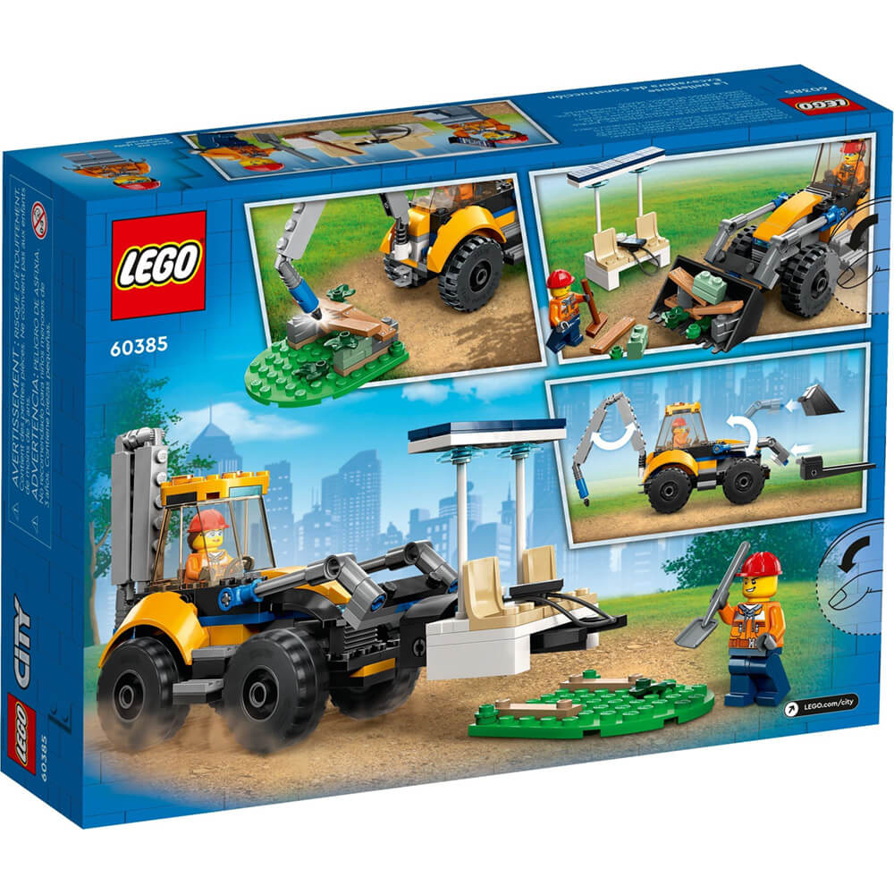 LEGO® City Construction Digger 148 Piece Building Kit (60385)