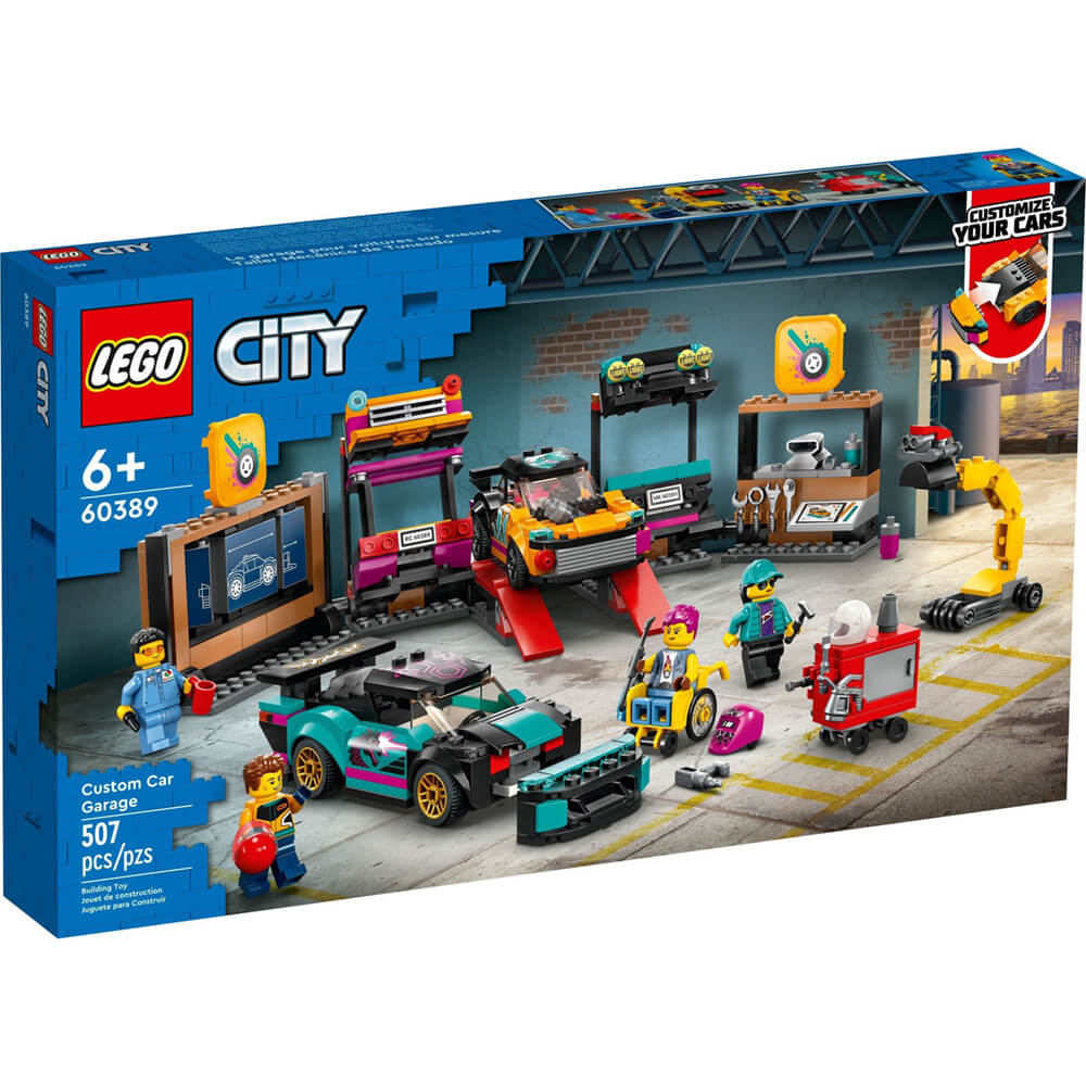 LEGO® City Custom Car Garage 507 Piece Building Kit (60389)