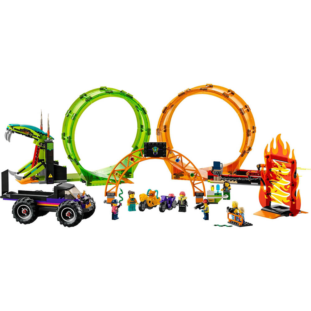 LEGO® City Double Loop Stunt Arena 60339 Building Kit (598 Pieces)