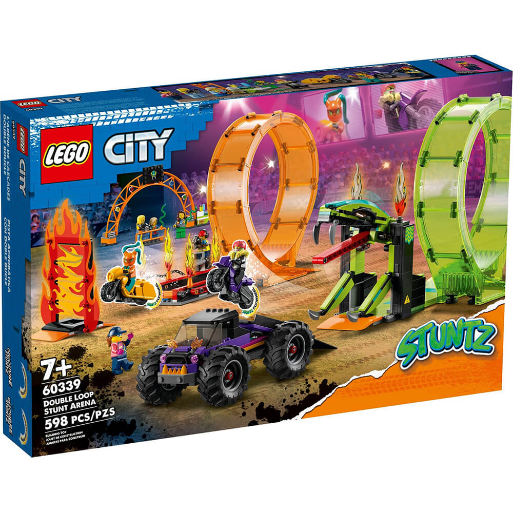 LEGO® City Double Loop Stunt Arena 60339 Building Kit (598 Pieces)