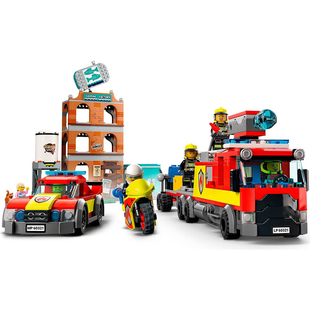 LEGO City Fire Brigade 766 Piece Building Set (60321)