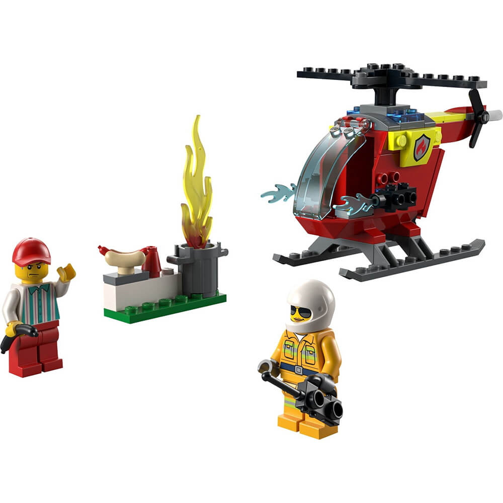 LEGO City Fire Helicopter 53 Piece Building Set (60318)