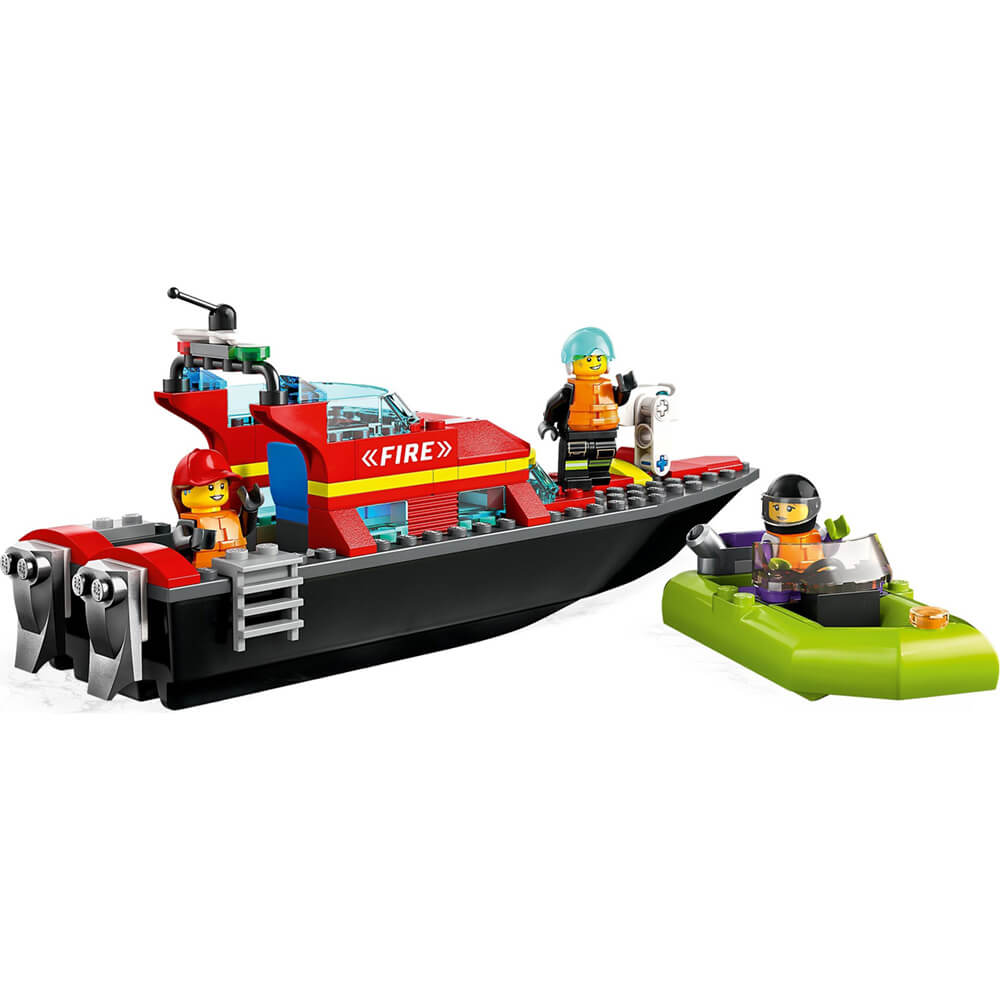 LEGO® City Fire Rescue Boat 144 Piece Building Kit (60373)