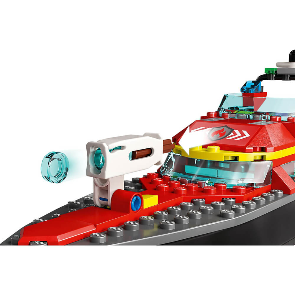 LEGO® City Fire Rescue Boat 144 Piece Building Kit (60373)