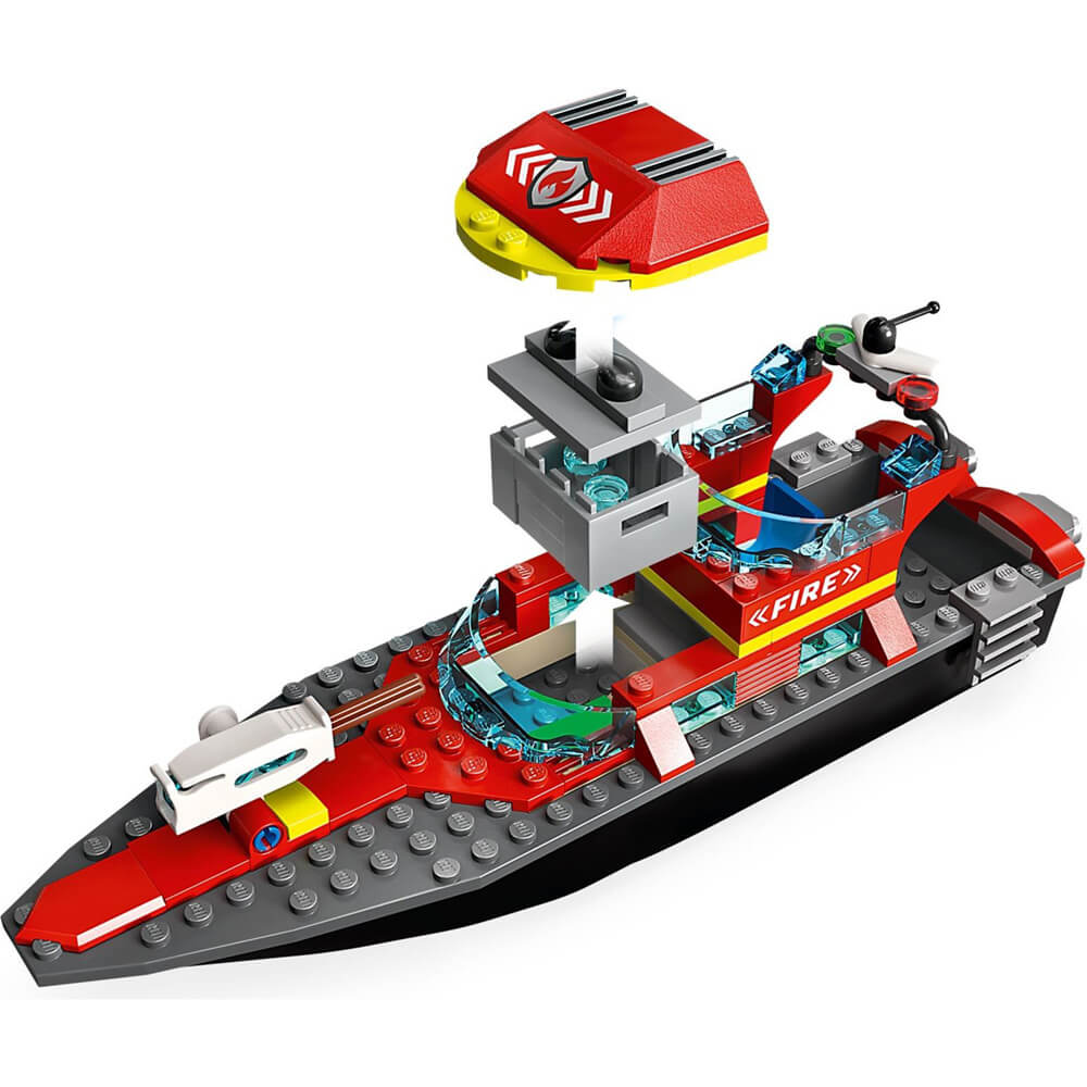 LEGO® City Fire Rescue Boat 144 Piece Building Kit (60373)