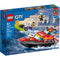 LEGO® City Fire Rescue Boat 144 Piece Building Kit (60373)