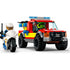 LEGO City Fire Rescue & Police Chase 295 Piece Building Set (60319)