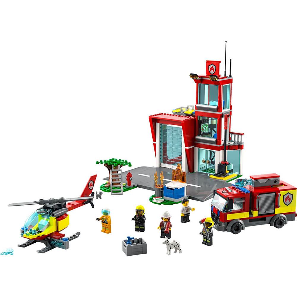 LEGO City Fire Station 540 Piece Building Set (60320)