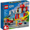 LEGO® City Fire Station and Fire Truck 153 Piece Building Kit (60375)