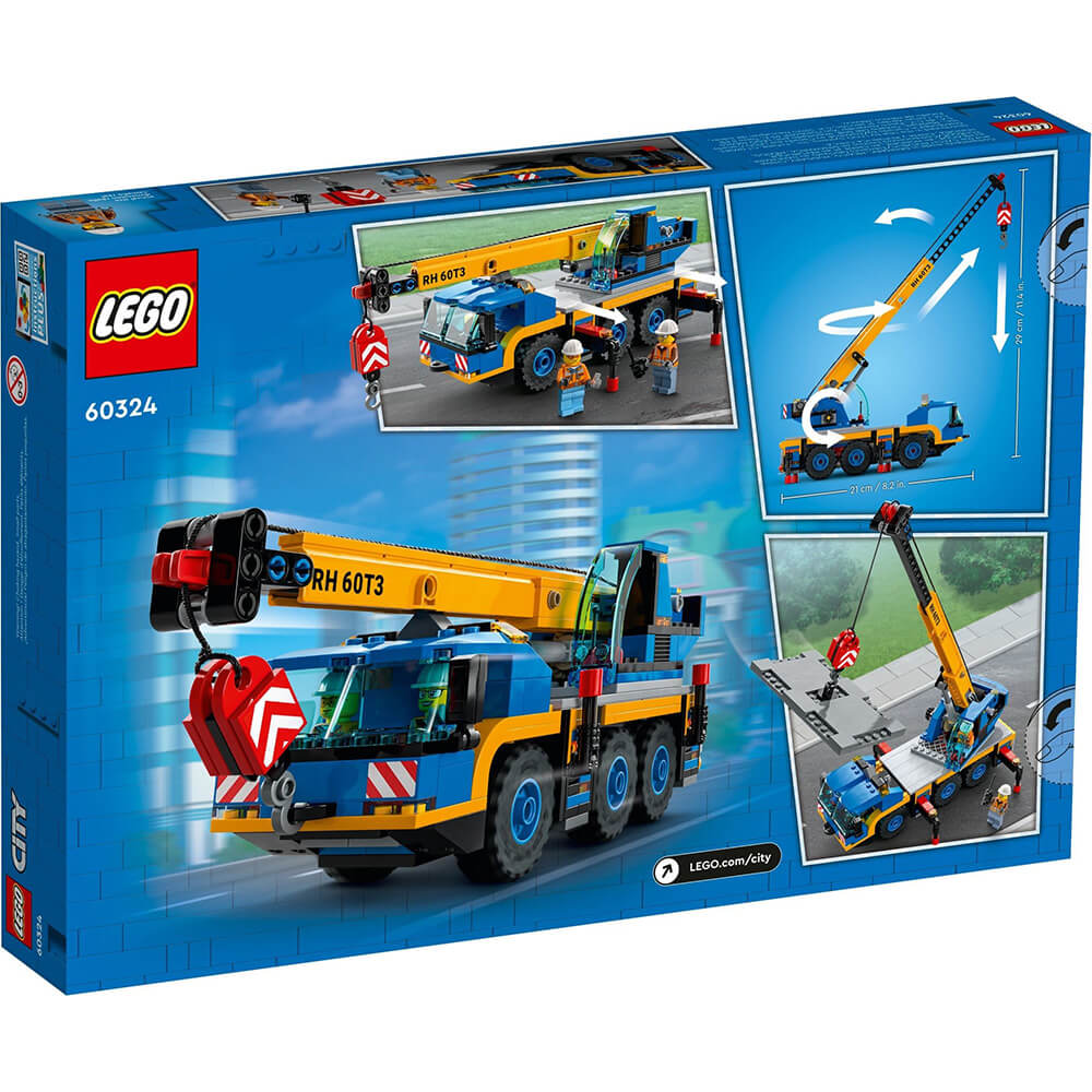 LEGO City Great Vehicles Mobile Crane 340 Piece Building Set (60324)