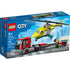 LEGO City Great Vehicles Rescue Helicopter Transport 215 Piece Building Set (60343)