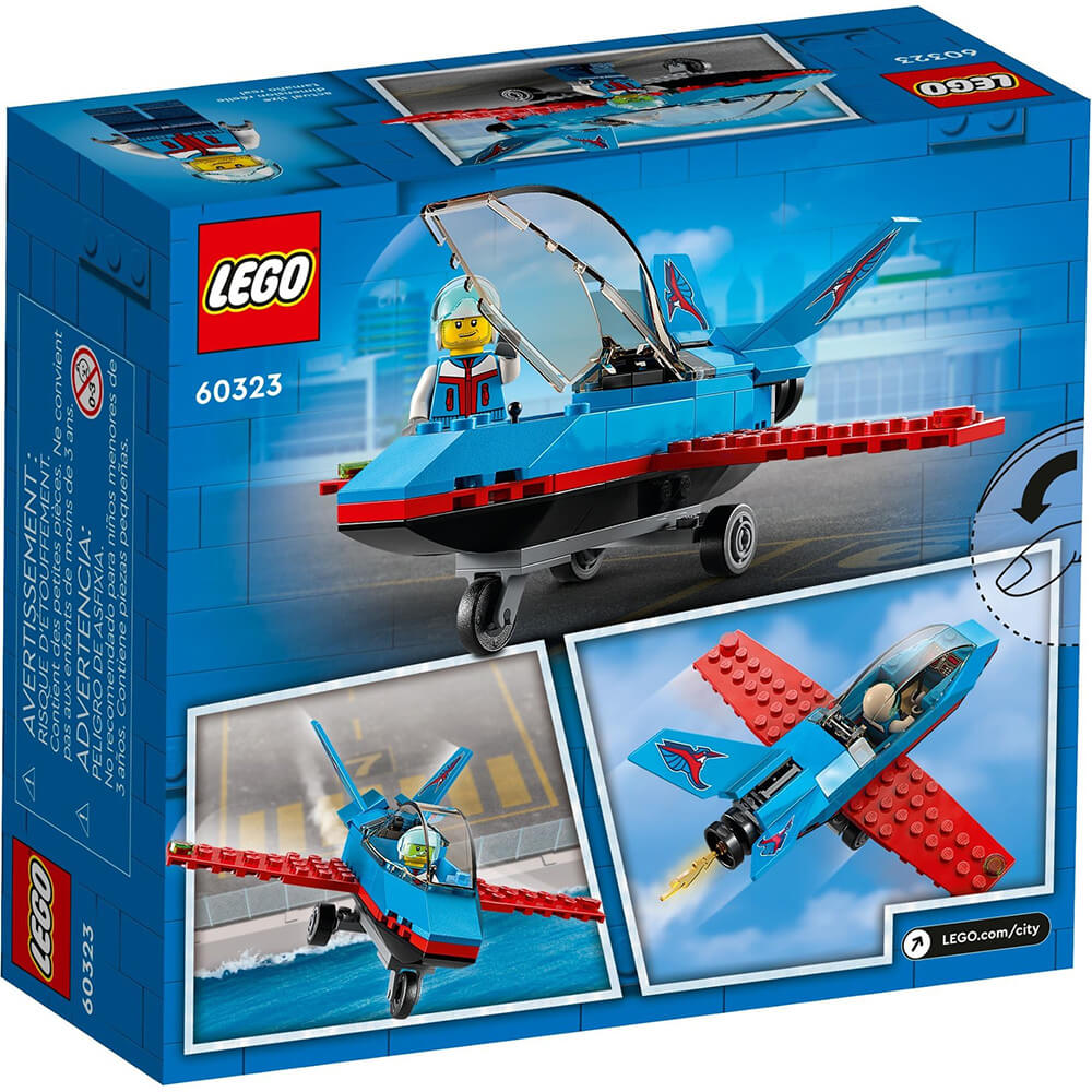 LEGO City Great Vehicles Stunt Plane 59 Piece Building Set (60323)