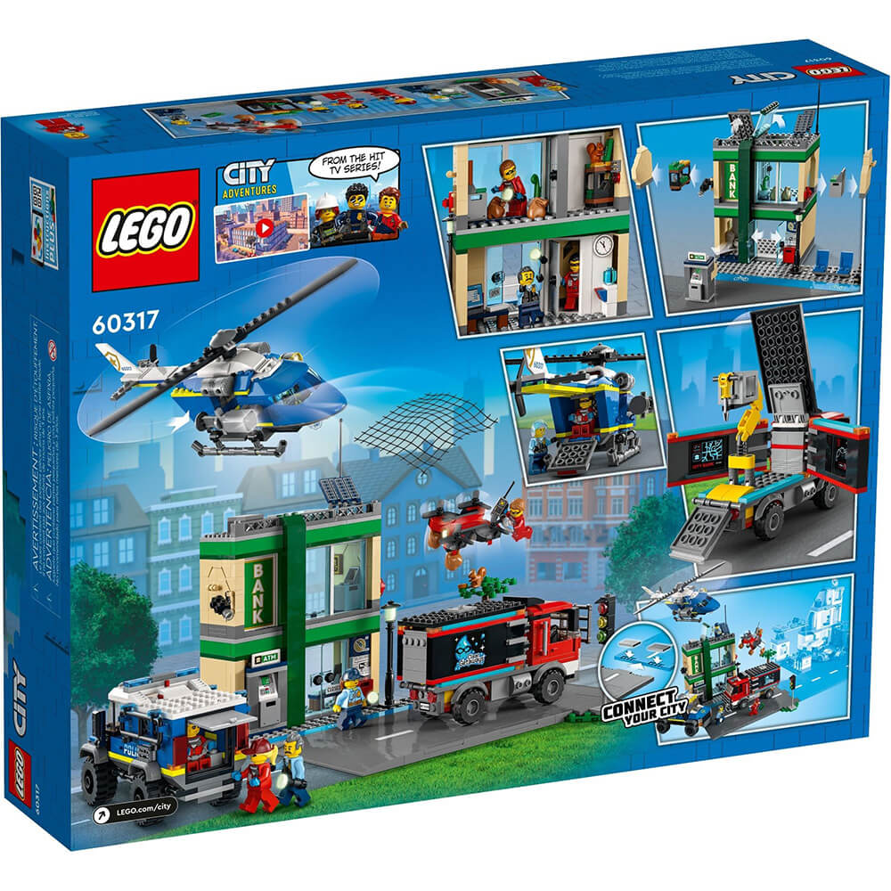 LEGO City Police Chase at the Bank 915 Piece Building Set (60317)