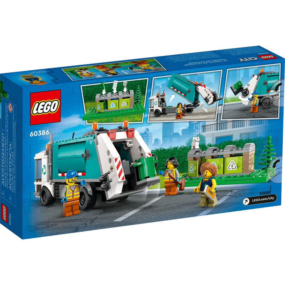 LEGO® City Recycling Truck 261 Piece Building Kit (60386)