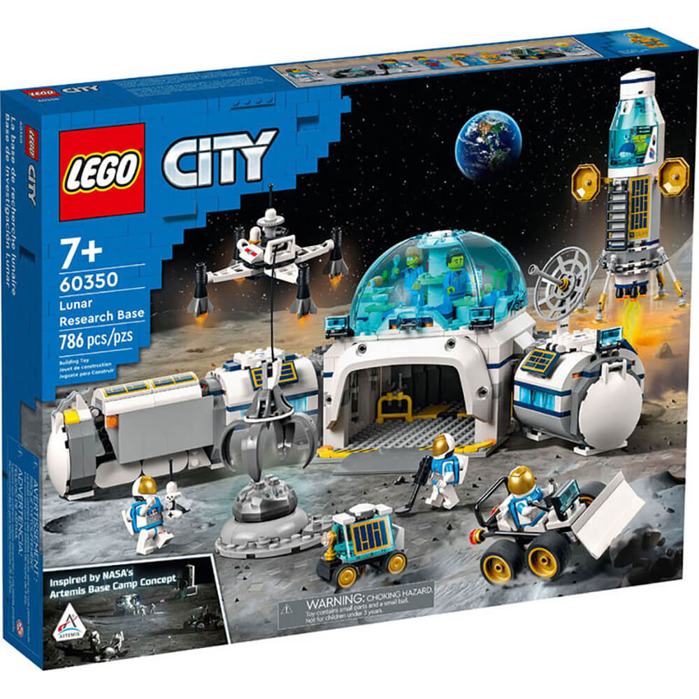 LEGO City Space Lunar Research Base 786 Piece Building Set (60350)