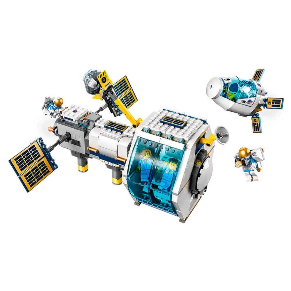 LEGO City Space Lunar Space Station 500 Piece Building Set (60349)