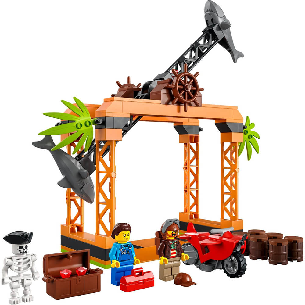 LEGO® City The Shark Attack Stunt Challenge 60342 Building Kit (122 Pieces)