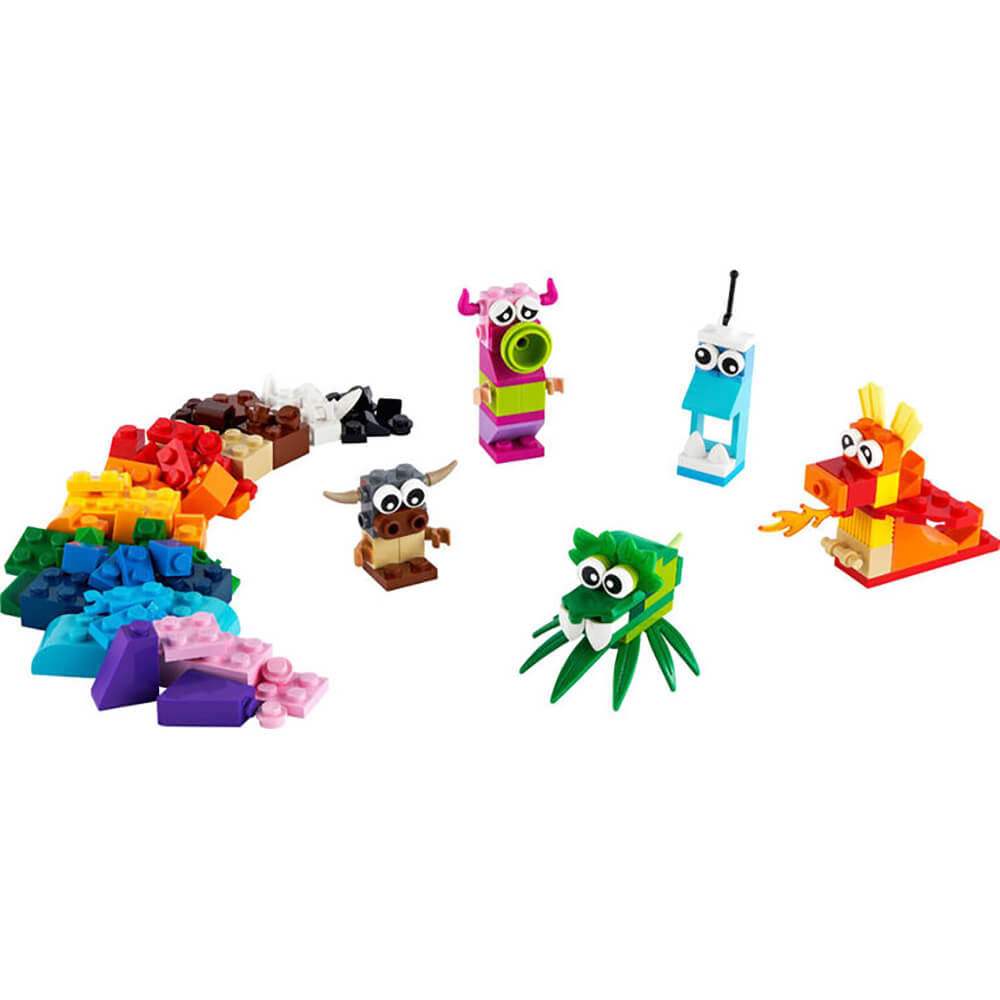 LEGO Classic Creative Monsters 140 Piece Building Set (11017)