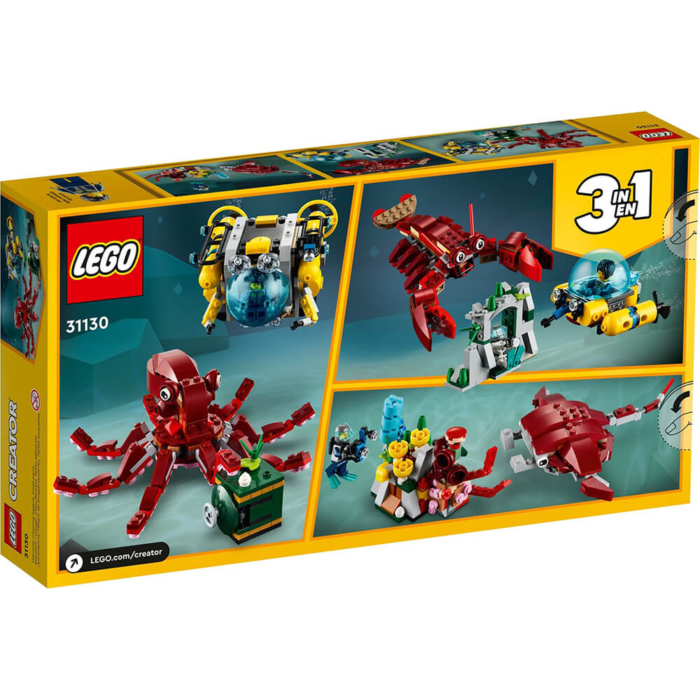 LEGO® Creator 3in1 Sunken Treasure Mission 31130 Building Kit (522 Pieces)