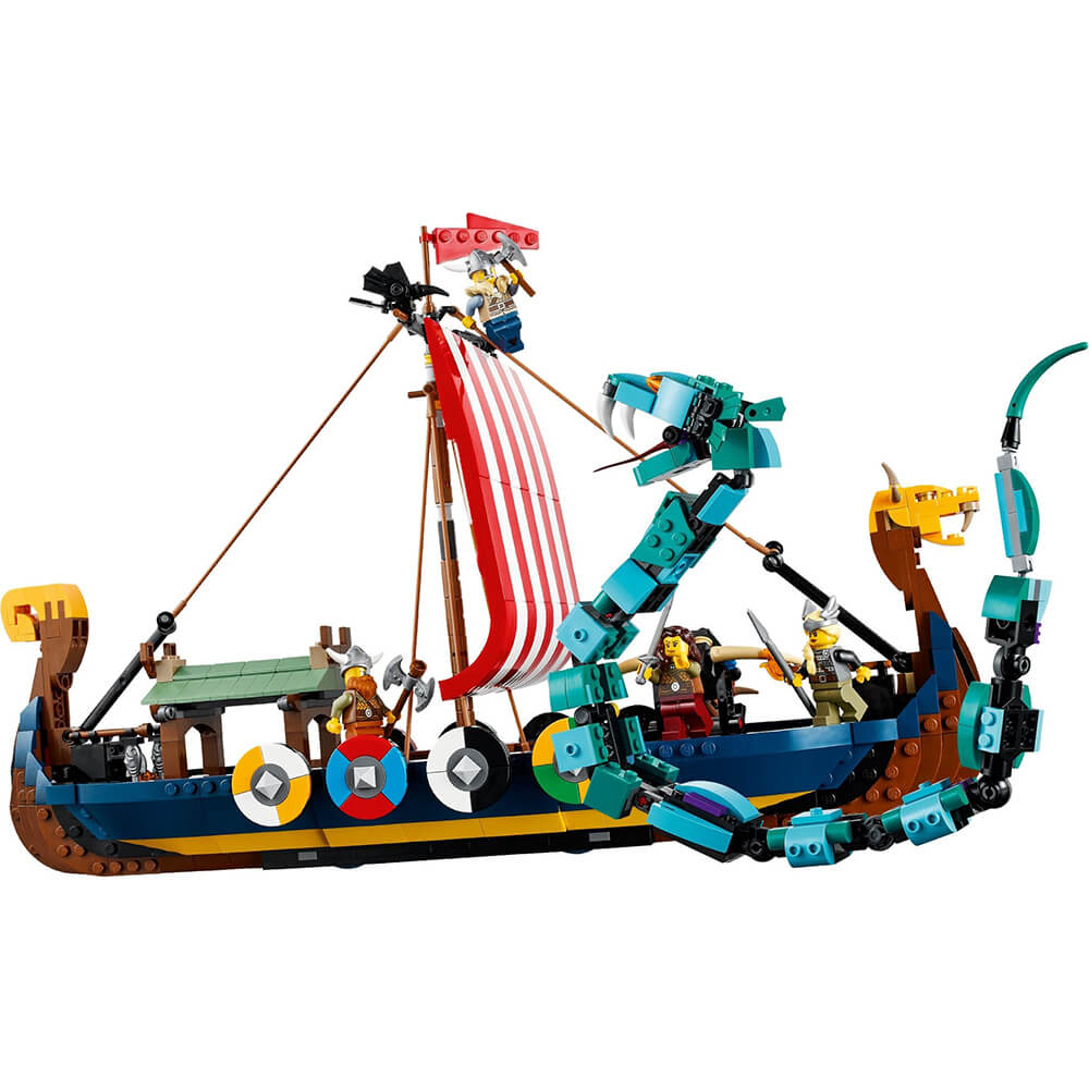 LEGO® Creator 3in1 Viking Ship and the Midgard Serpent 31132 Building Kit (1,192 Pieces)