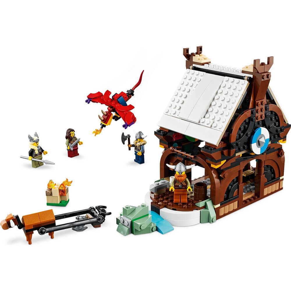 LEGO® Creator 3in1 Viking Ship and the Midgard Serpent 31132 Building Kit (1,192 Pieces)