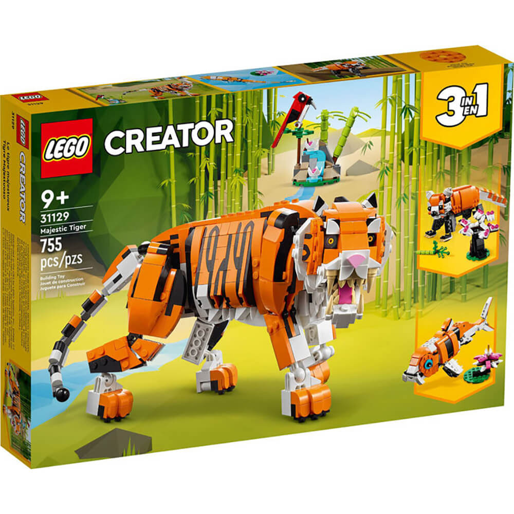 LEGO Creator Majestic Tiger 755 Piece Building Set (31129)