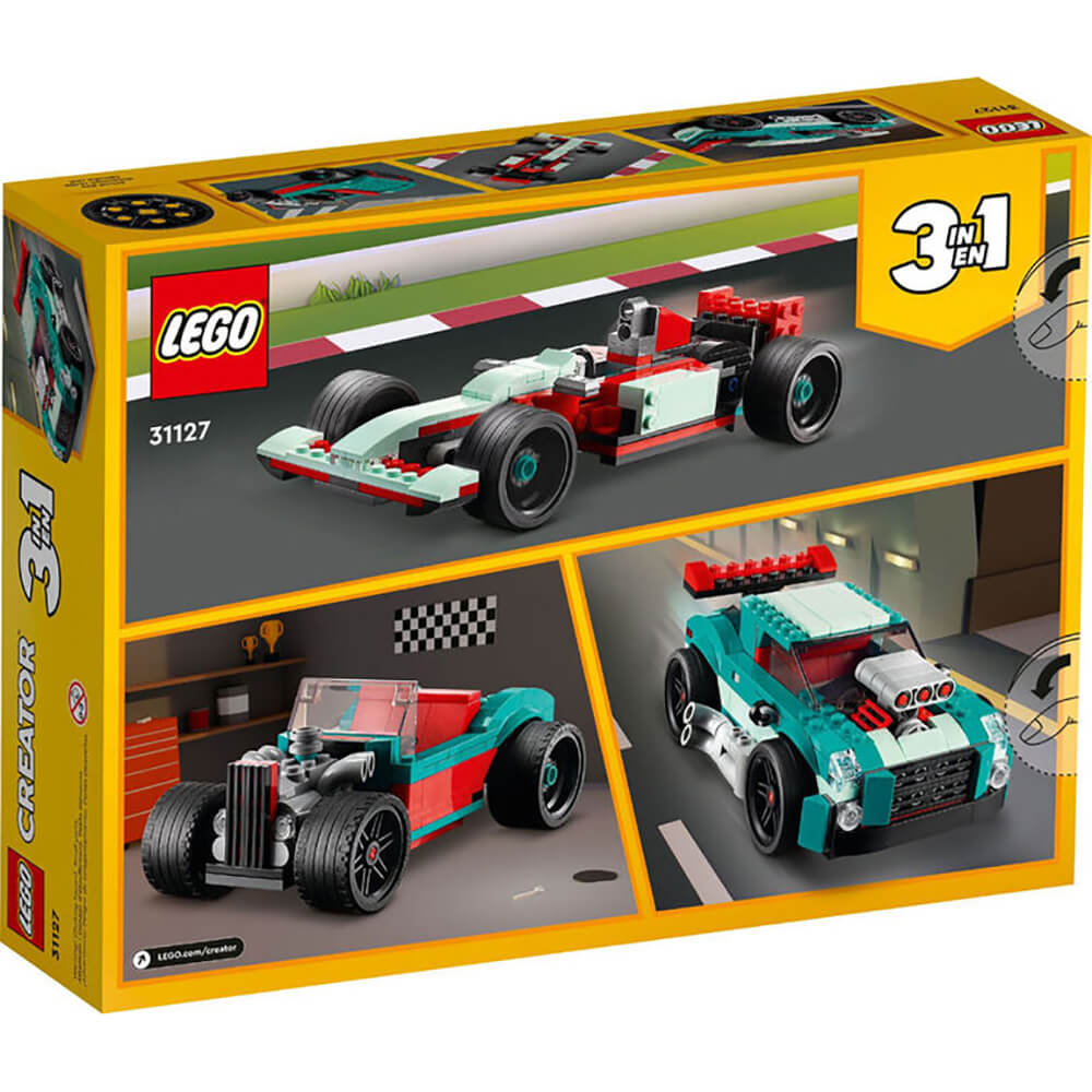 LEGO Creator Street Racer 258 Piece Building Set (31127)