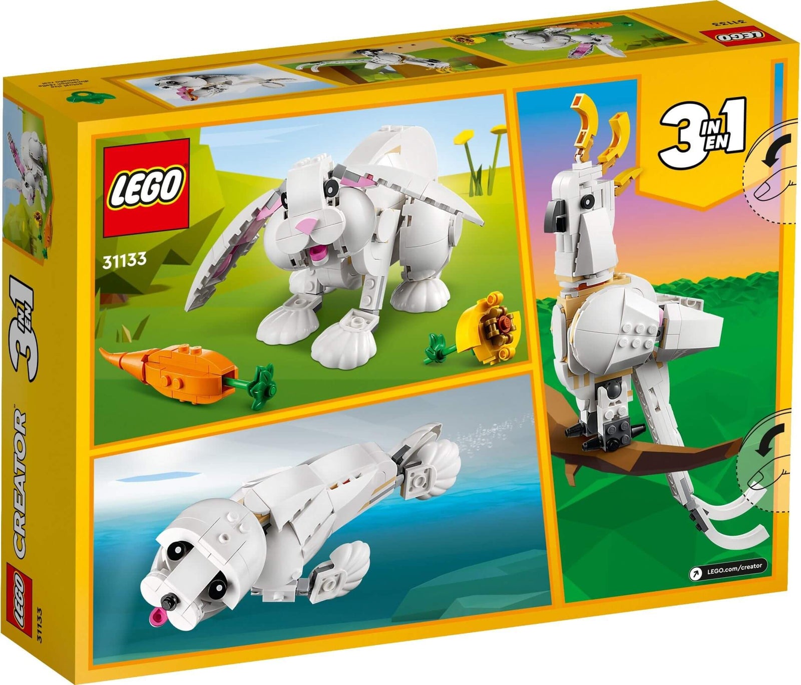 LEGO® Creator White Rabbit 258 Piece Building Kit (31133)