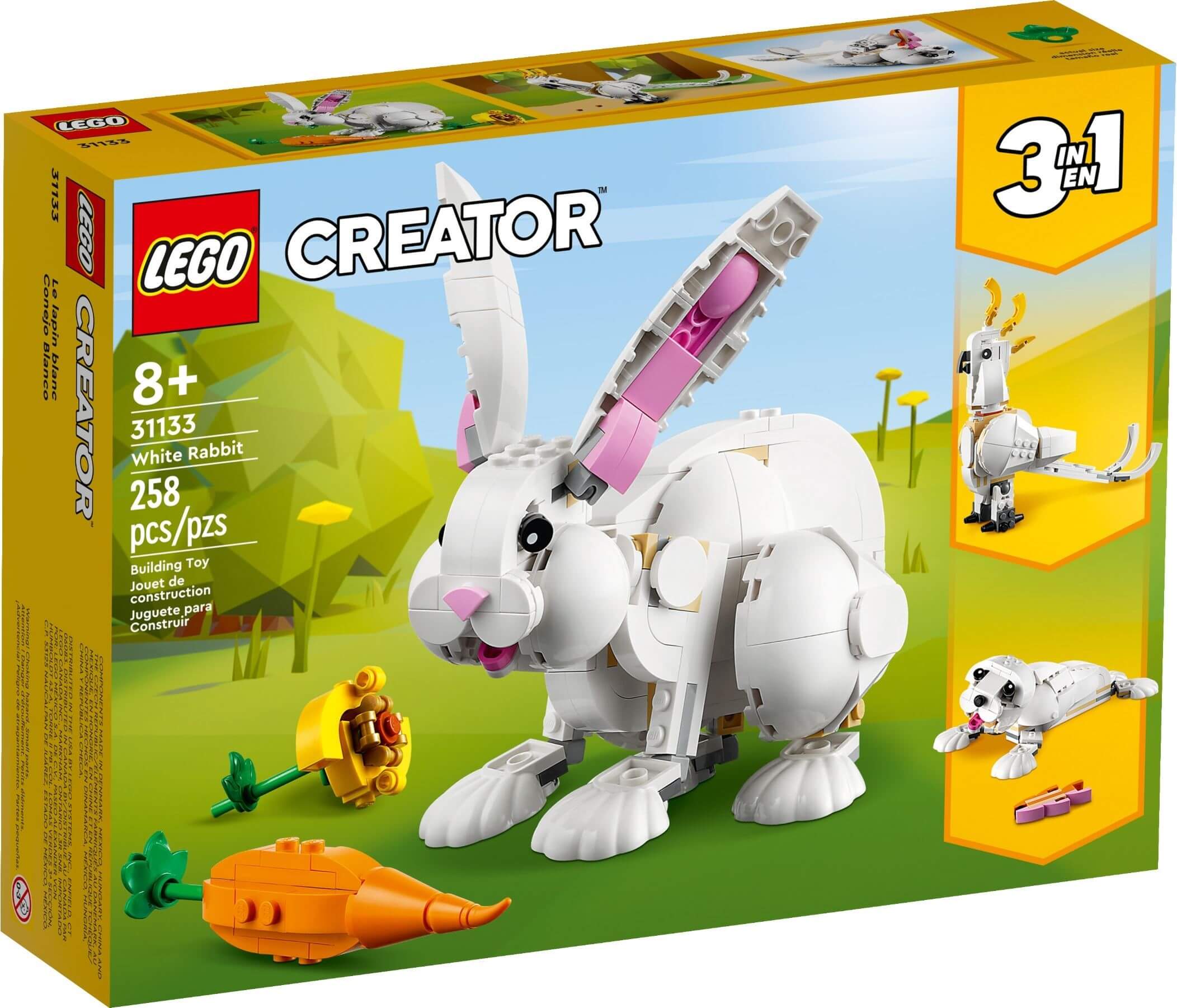 LEGO® Creator White Rabbit 258 Piece Building Kit (31133)