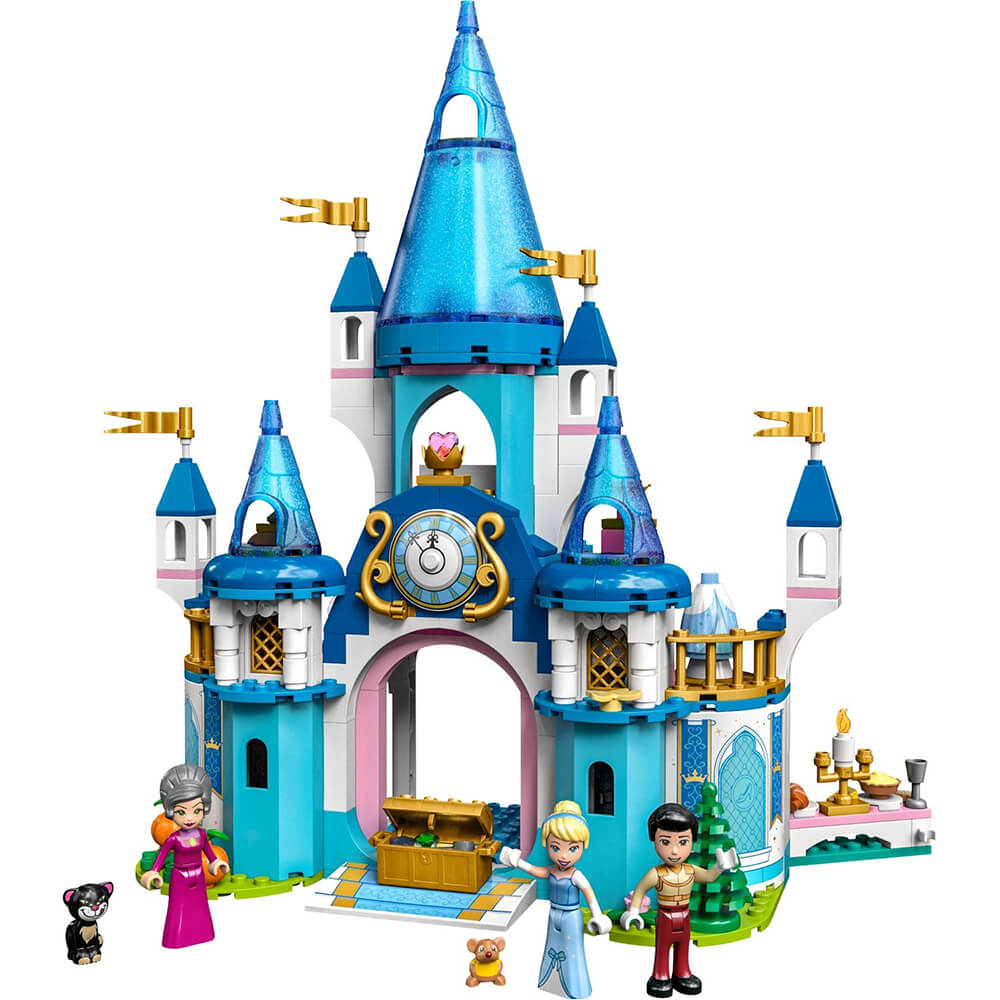 LEGO® Disney Cinderella and Prince Charming’s Castle 43206 Building Kit (365 Pcs)