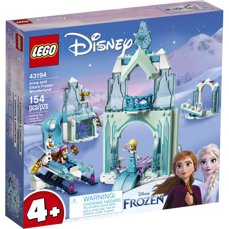 LEGO Disney Princess Anna and Elsa's Frozen Wonderland 154 Piece Building Set (43194)